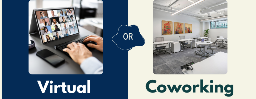 virtual office or coworking space